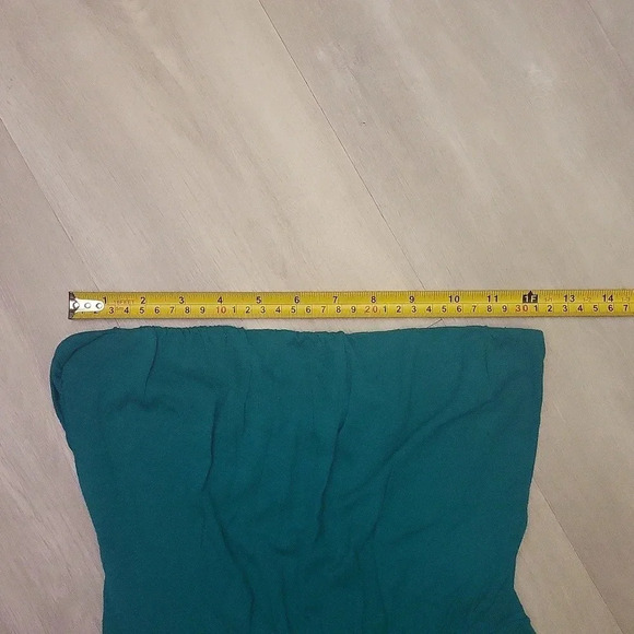 The Limited Kelly Green Cross Back Lined Strapless Dress‎ Womens Size XS - Picture 9 of 10